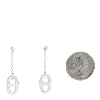 Hermes Sterling Silver Farandole Drop Earrings 2 of 5