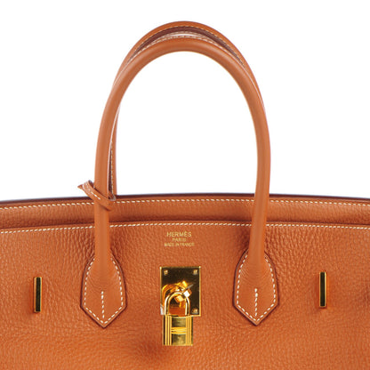 Hermes Togo Birkin 35 Gold 2 of 16
