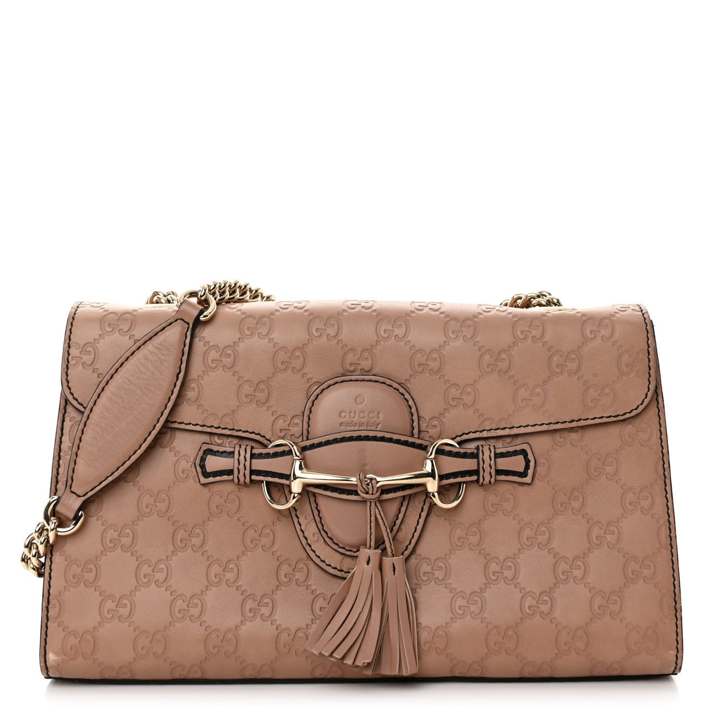 Guccissima Medium Emily Chain Shoulder Bag Camelia