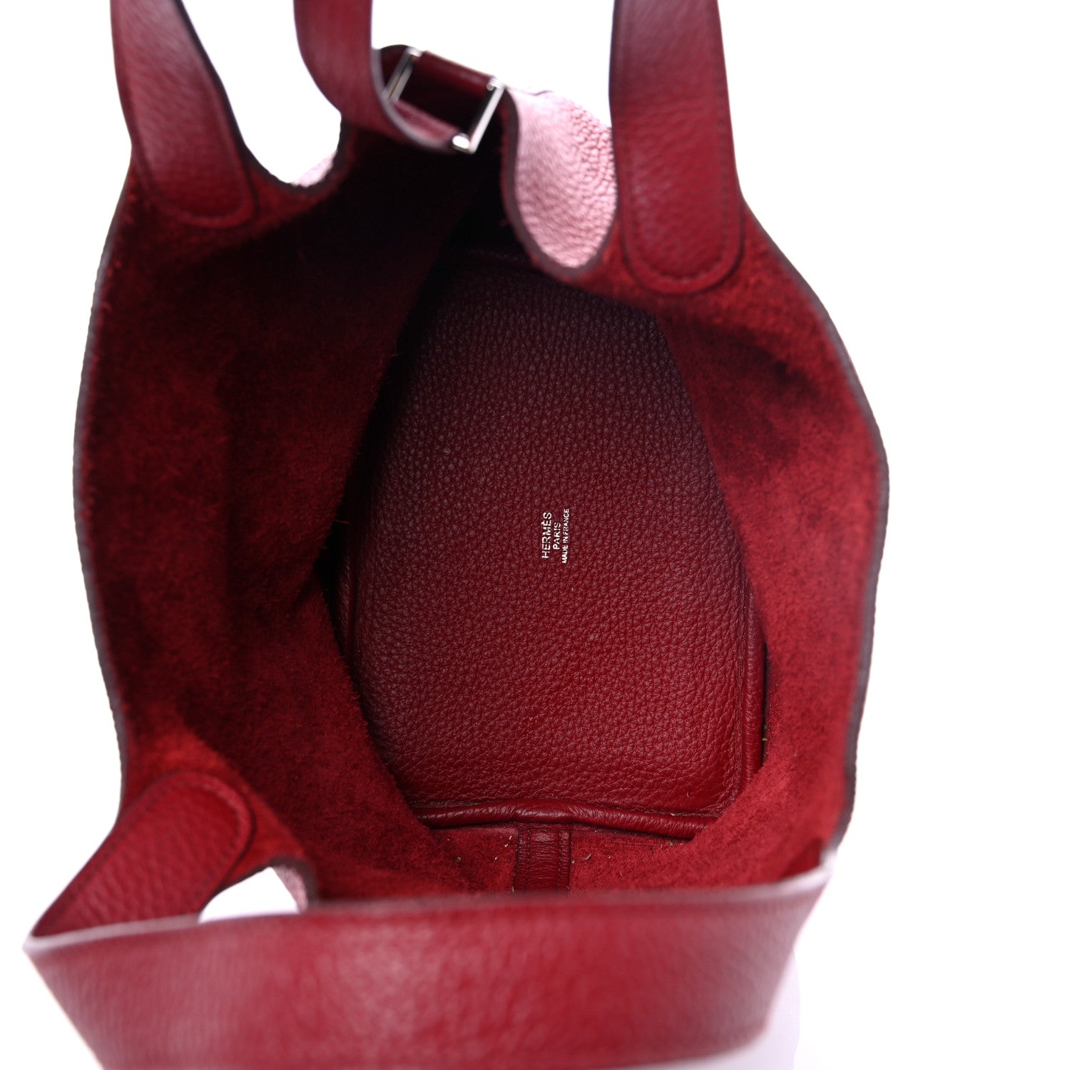 Hermes Taurillon Clemence Picotin Lock 18 PM Rubis 5 of 13