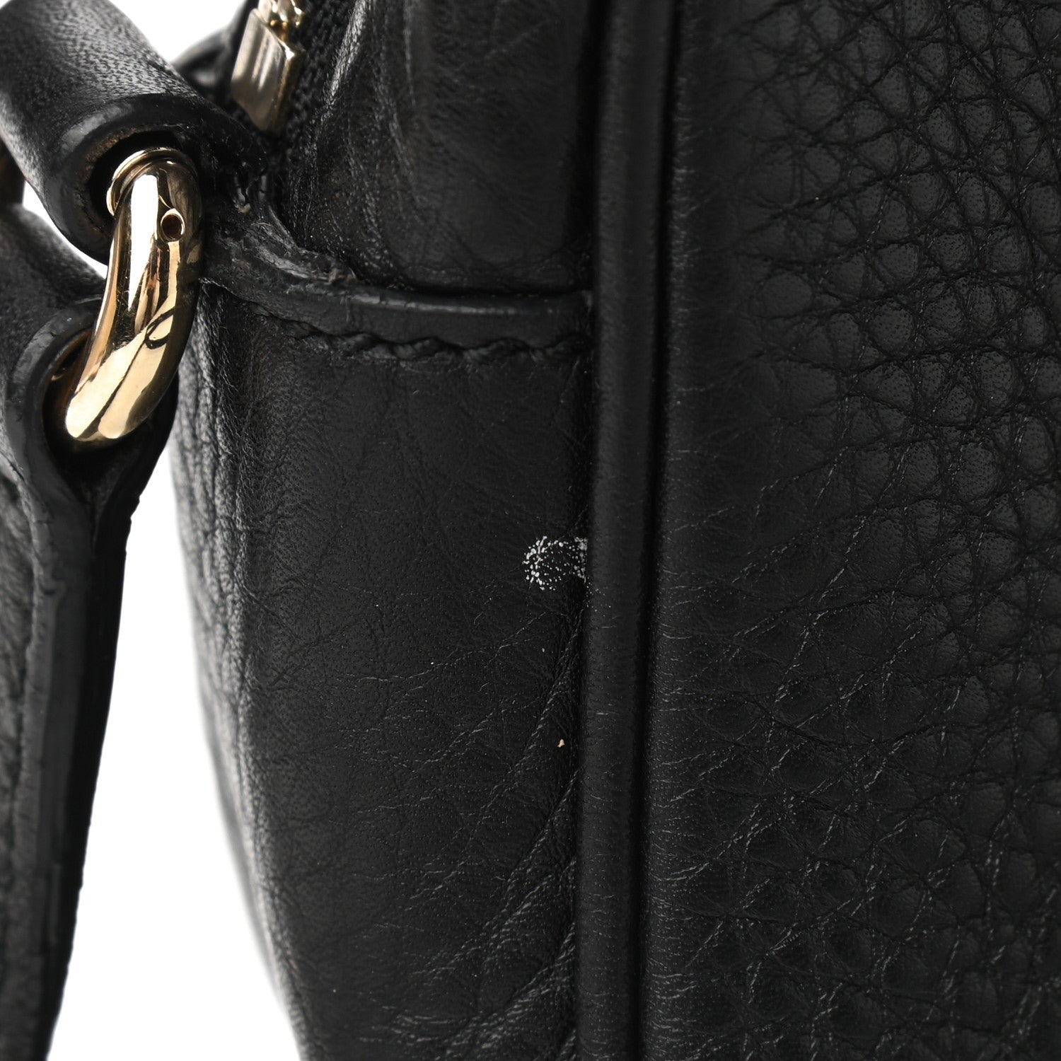 Gucci Pebbled Calfskin Small Soho Disco Bag Black 11 of 13