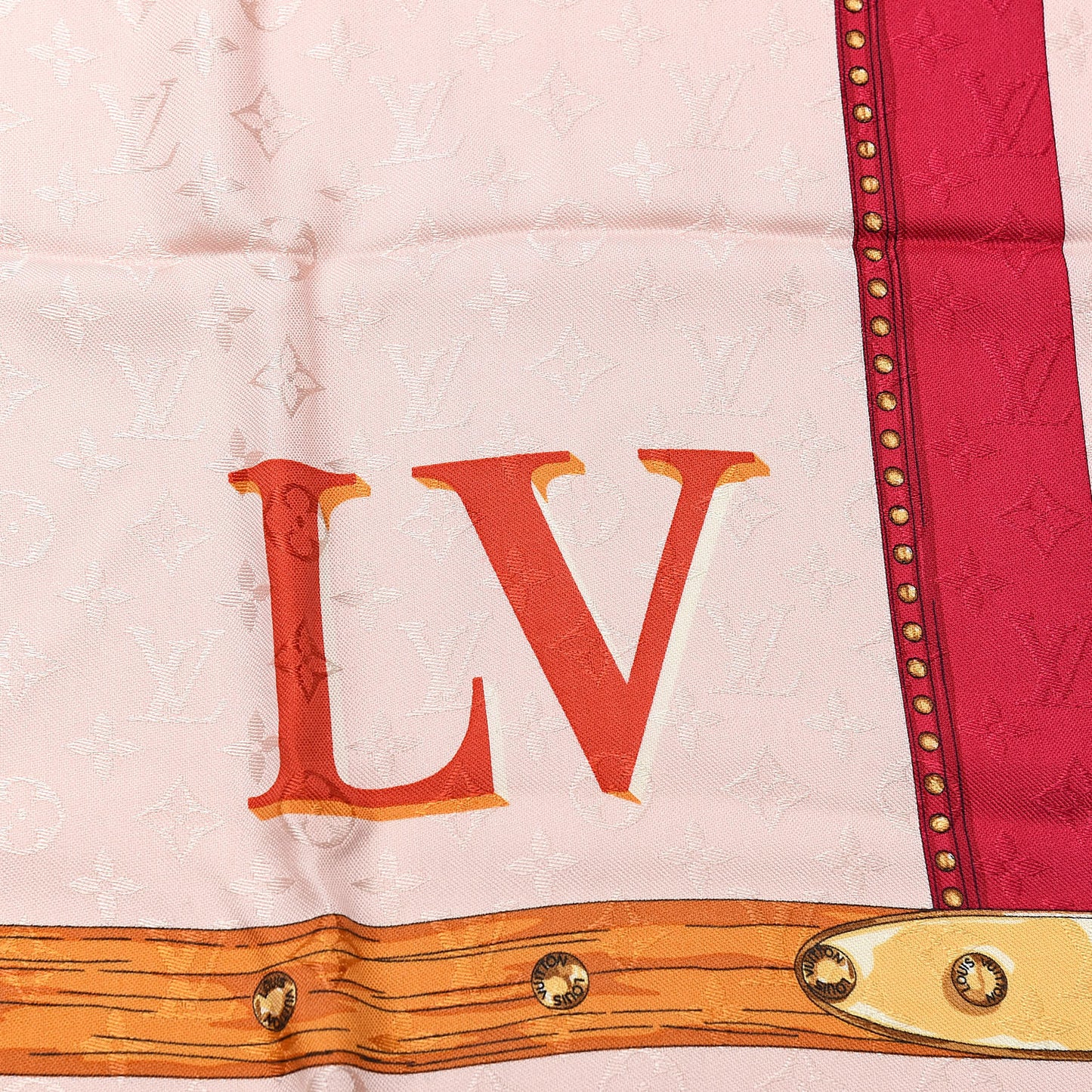Silk Wool Monogram Summer Trunks Shawl