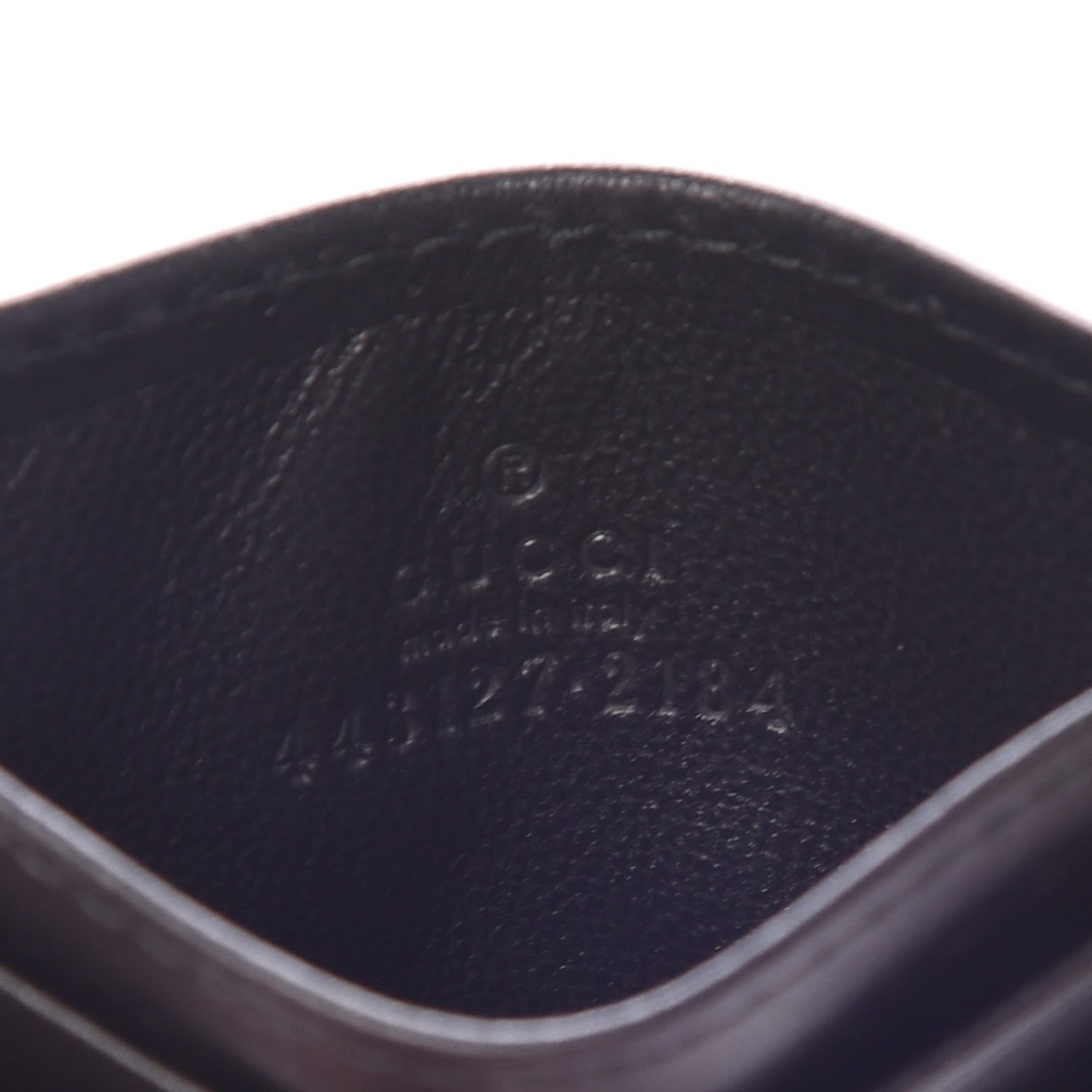 Gucci Calfskin Matelasse GG Marmont Card Holder Black 6 of 7