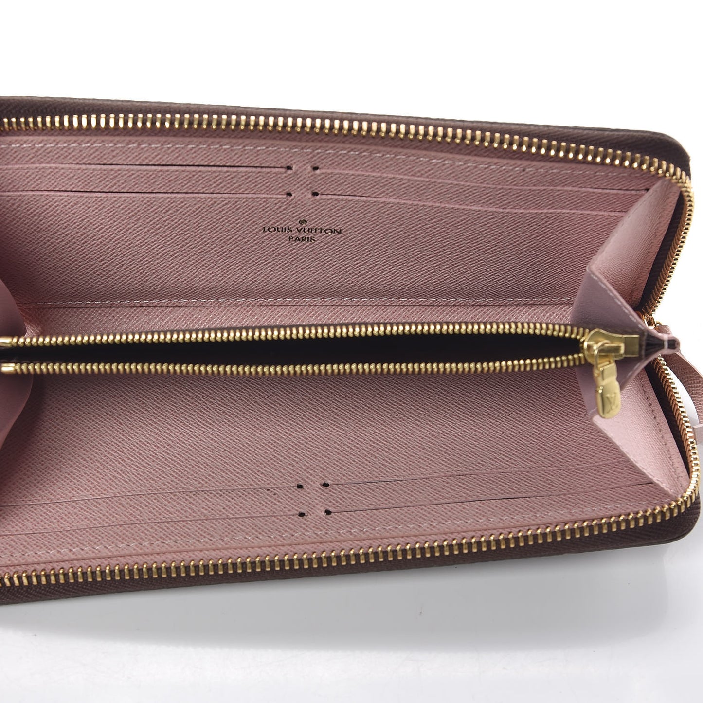 Monogram Clemence Wallet Rose Ballerine