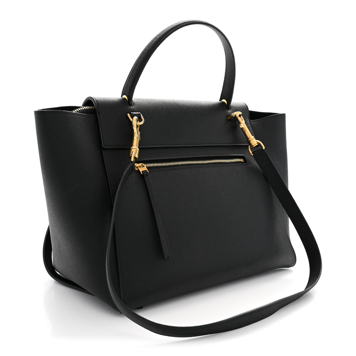 Celine Grained Calfskin Mini Belt Bag Black 3 of 10