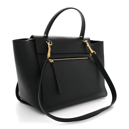 Celine Grained Calfskin Mini Belt Bag Black 3 of 10