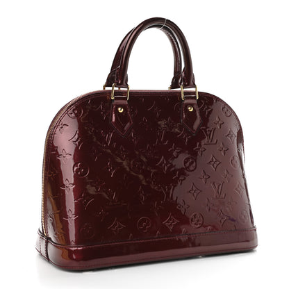 Louis Vuitton Vernis Alma PM Rouge Fauviste 3 of 10