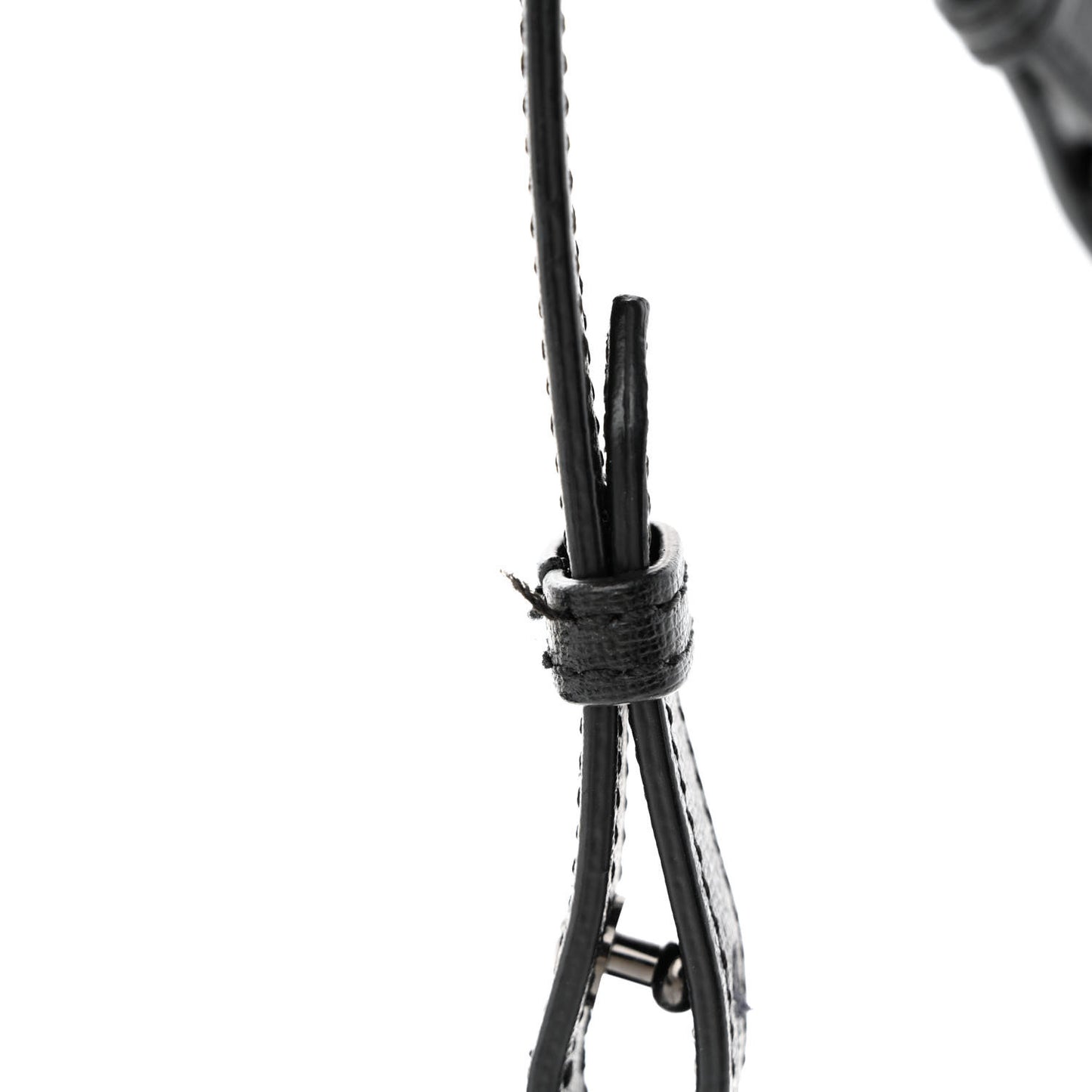 Calfskin Diag Flap Bag Black White