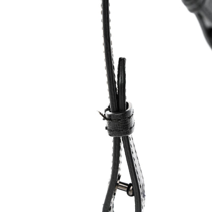 Off-White Calfskin Diag Flap Bag Black White 12 of 15