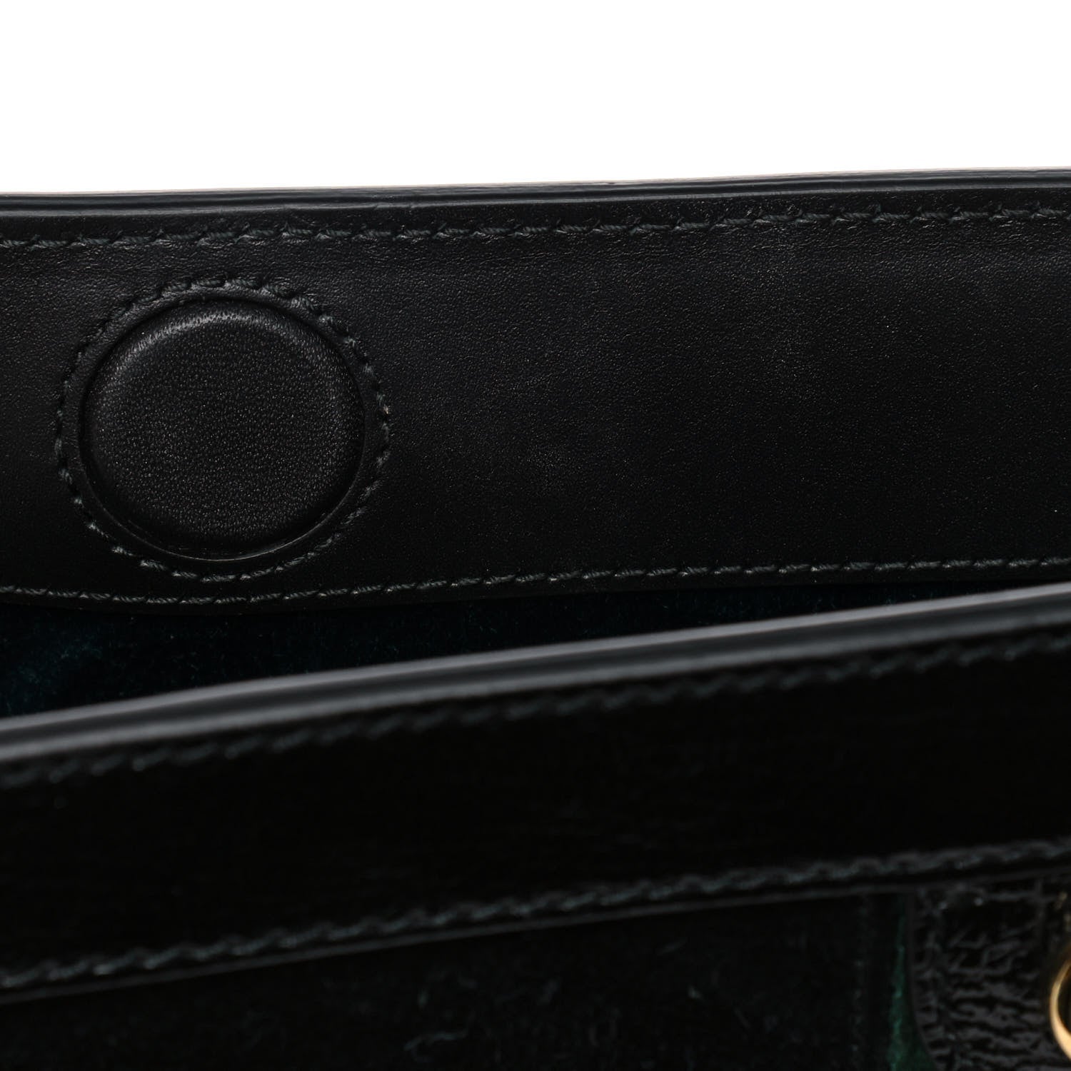 Gucci Suede Patent GG Web Small Ophidia Chain Shoulder Bag Black 12 of 14