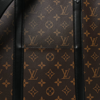 Louis Vuitton Monogram Macassar Weekend Tote GM 8 of 10