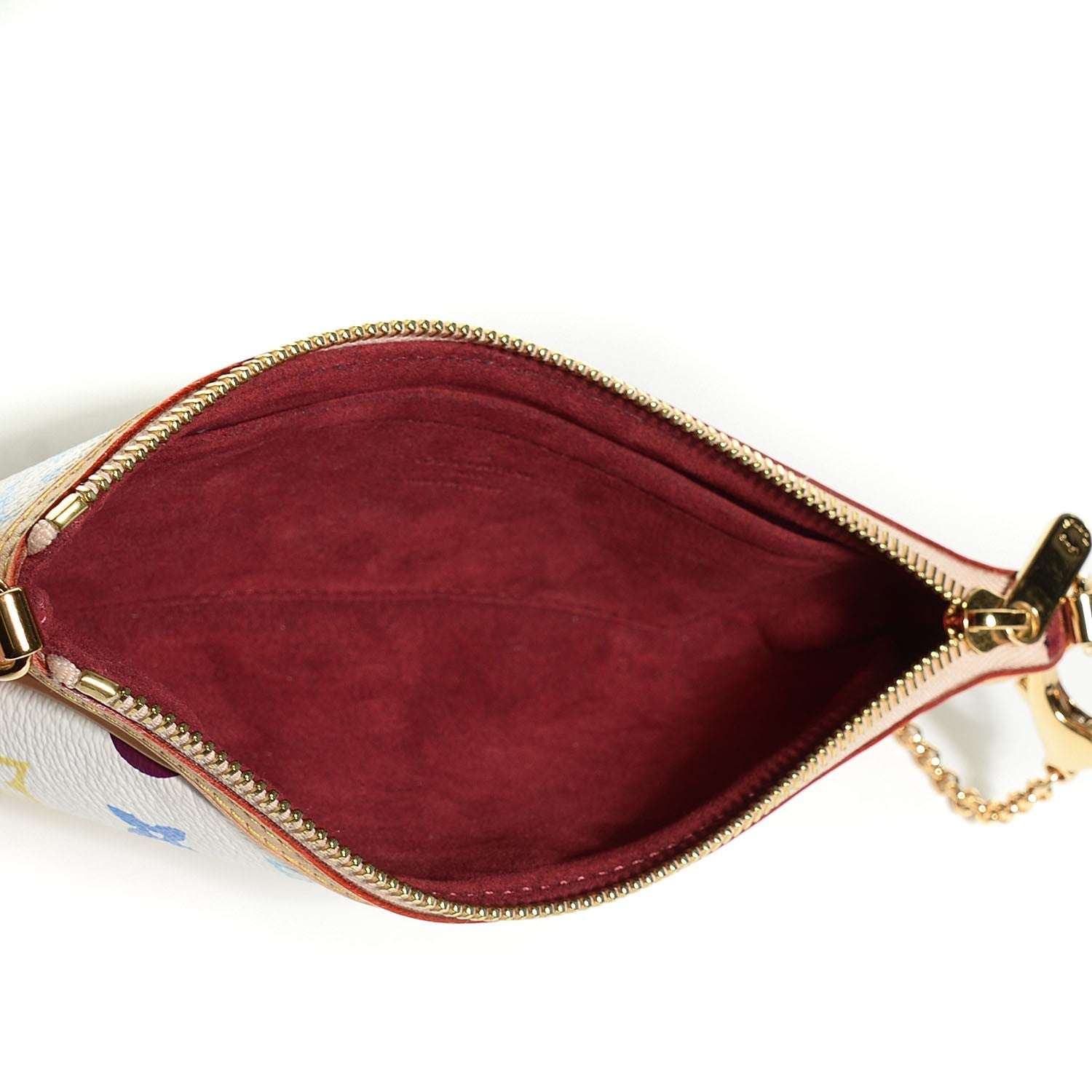 Louis Vuitton Monogram Multicolor Pochette Milla MM White 6 of 8