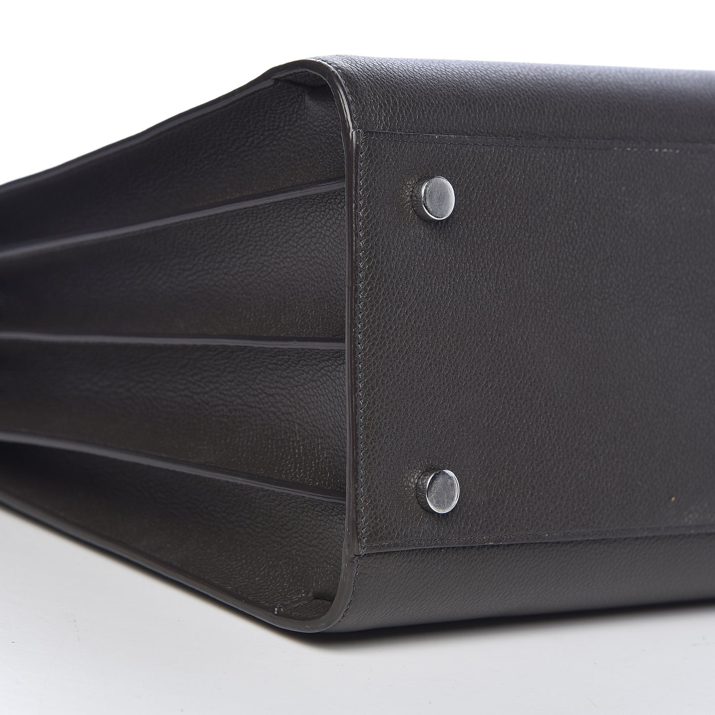 Grained Calfskin Small Sac De Jour Black