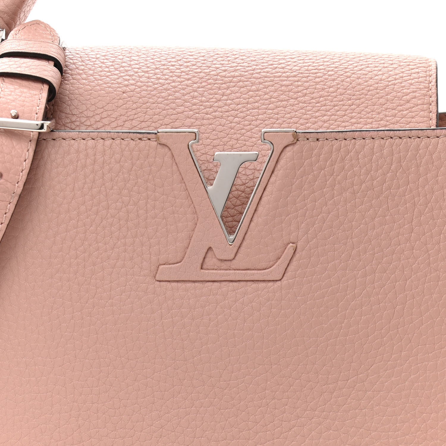 Louis Vuitton Taurillon Capucines PM Magnolia 7 of 12