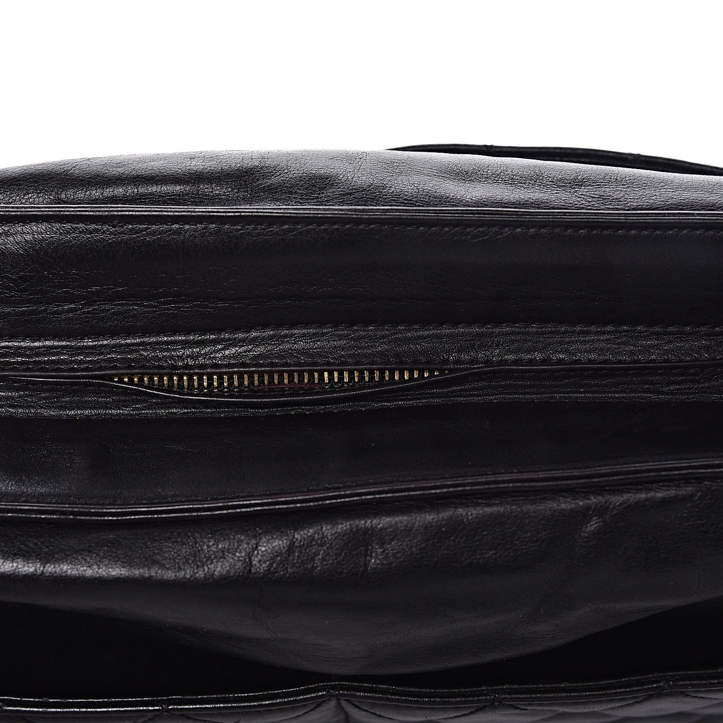Lambskin Quilted Shoulder Bag Black
