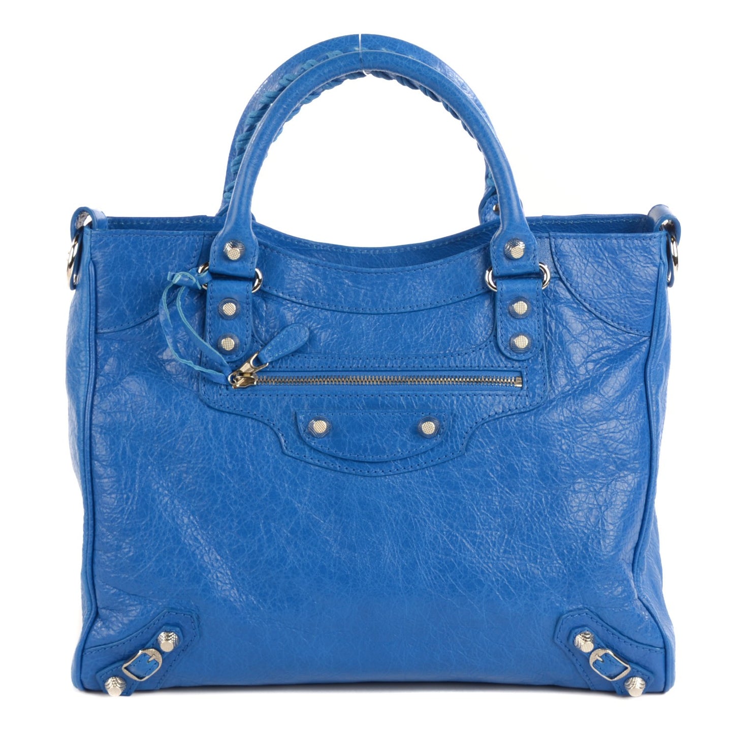 Agneau Giant 12 Silver Hardware Velo Bleu Lazuli
