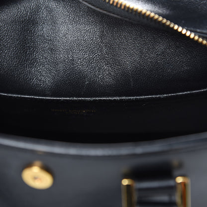 Saint Laurent Calfskin Monogram Baby Cabas Black 11 of 12