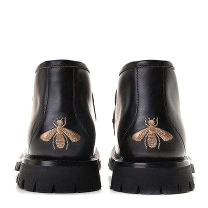 Gucci Cordovan Lux Mens Harald Horsebit Ankle Boots 12 Black 6 of 23