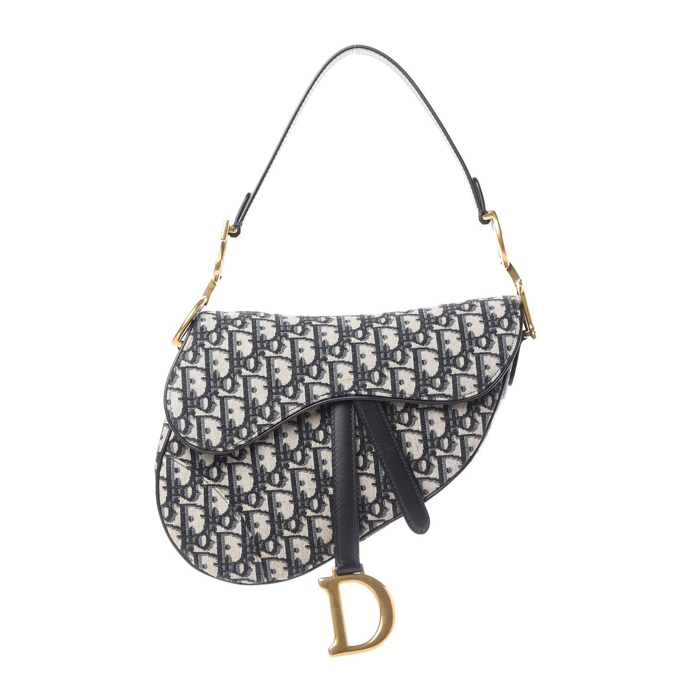Oblique Saddle Bag Blue