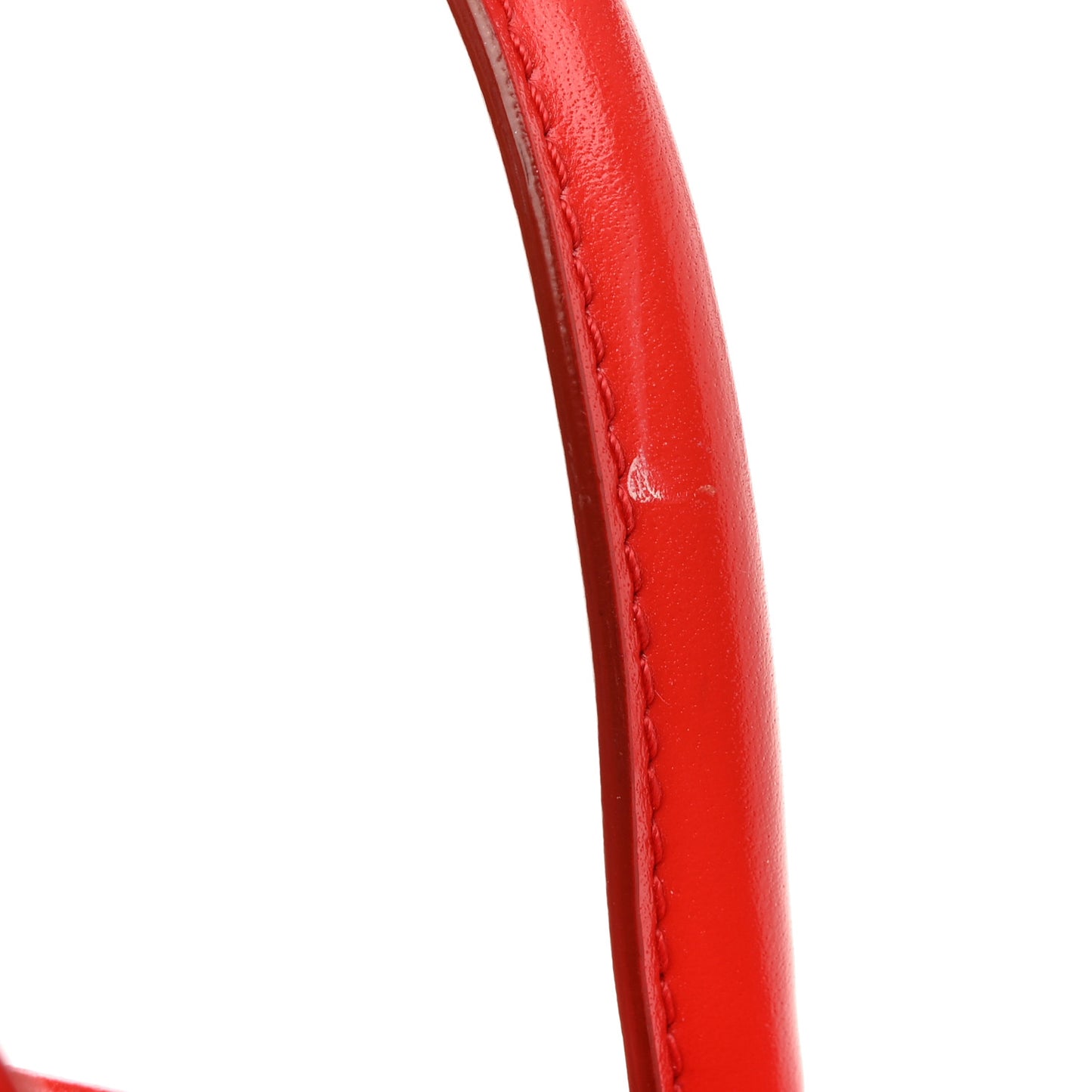 Shiny Lord Calfskin Mini Antigona Red