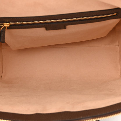 Gucci GG Supreme Monogram Web Medium Ophidia Tote Bag Brown 5 of 9