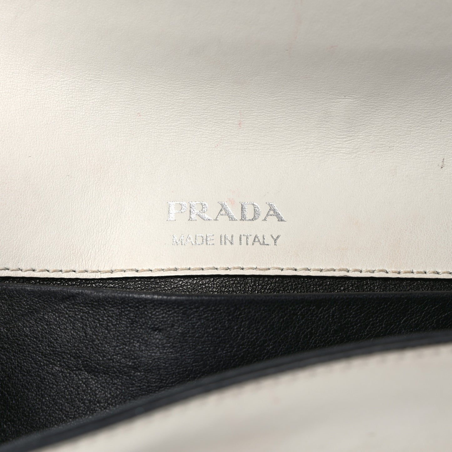 City Calfskin Small Sidonie Shoulder Bag White Black