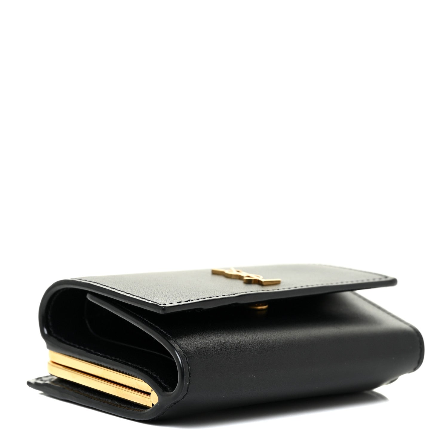 Saint Laurent Smooth Calfskin Monogram Rider Belt Bag Black 4 of 11