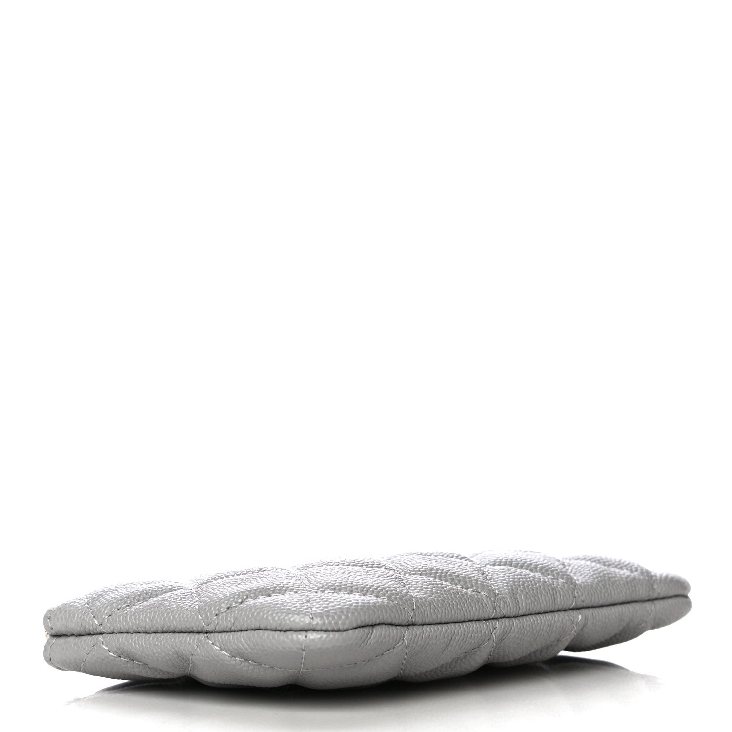 Chanel Caviar Quilted Small Cosmetic Case Grey 4 of 11