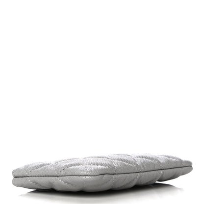 Chanel Caviar Quilted Small Cosmetic Case Grey 4 of 11