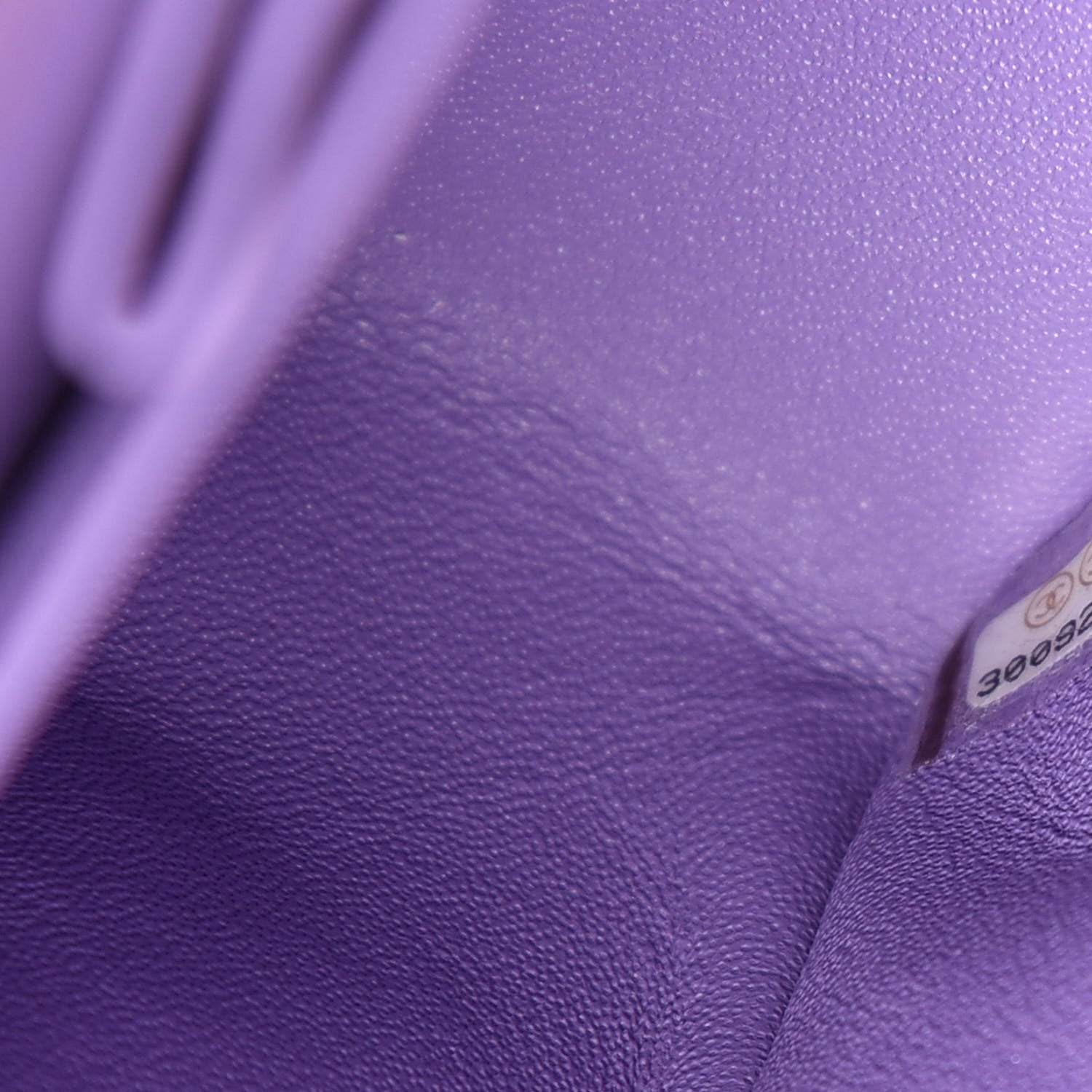 Chanel Caviar Quilted Medium Double Flap Purple 9 of 11