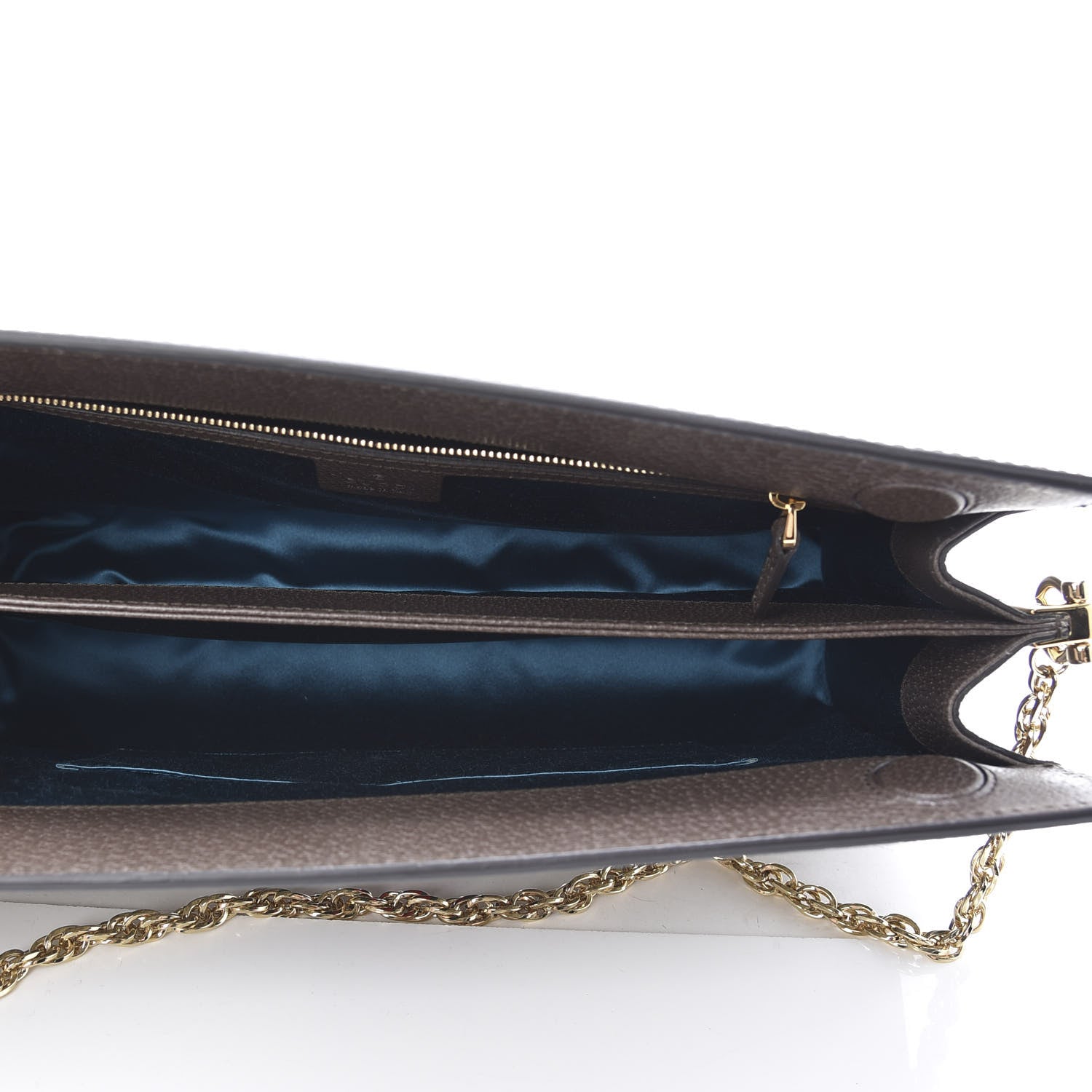 Gucci GG Supreme Monogram Web Medium Ophidia Chain Shoulder Bag Brown 5 of 10