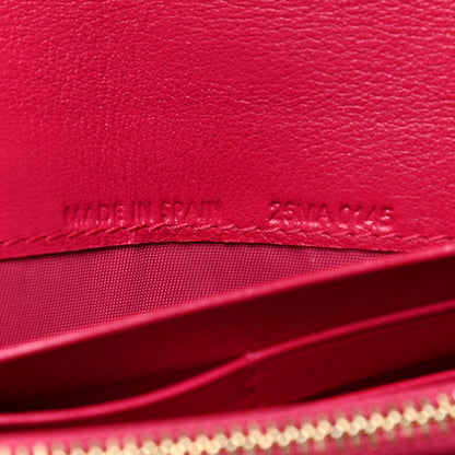 Christian Dior Patent Cannage Rendezvous Chain Wallet Fuchsia 8 of 10