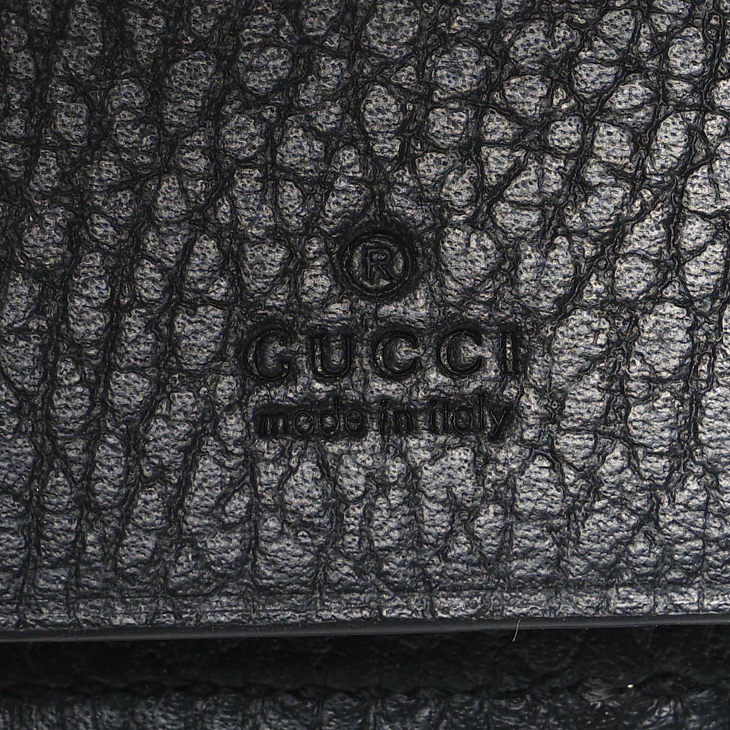 Gucci Dollar Calfskin GG Supreme Monogram GG Marmont 6 Key Holder Case Black Beige Ebony 6 of 7