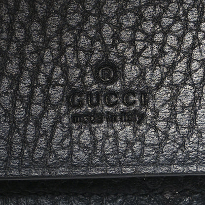 Gucci Dollar Calfskin GG Supreme Monogram GG Marmont 6 Key Holder Case Black Beige Ebony 6 of 7
