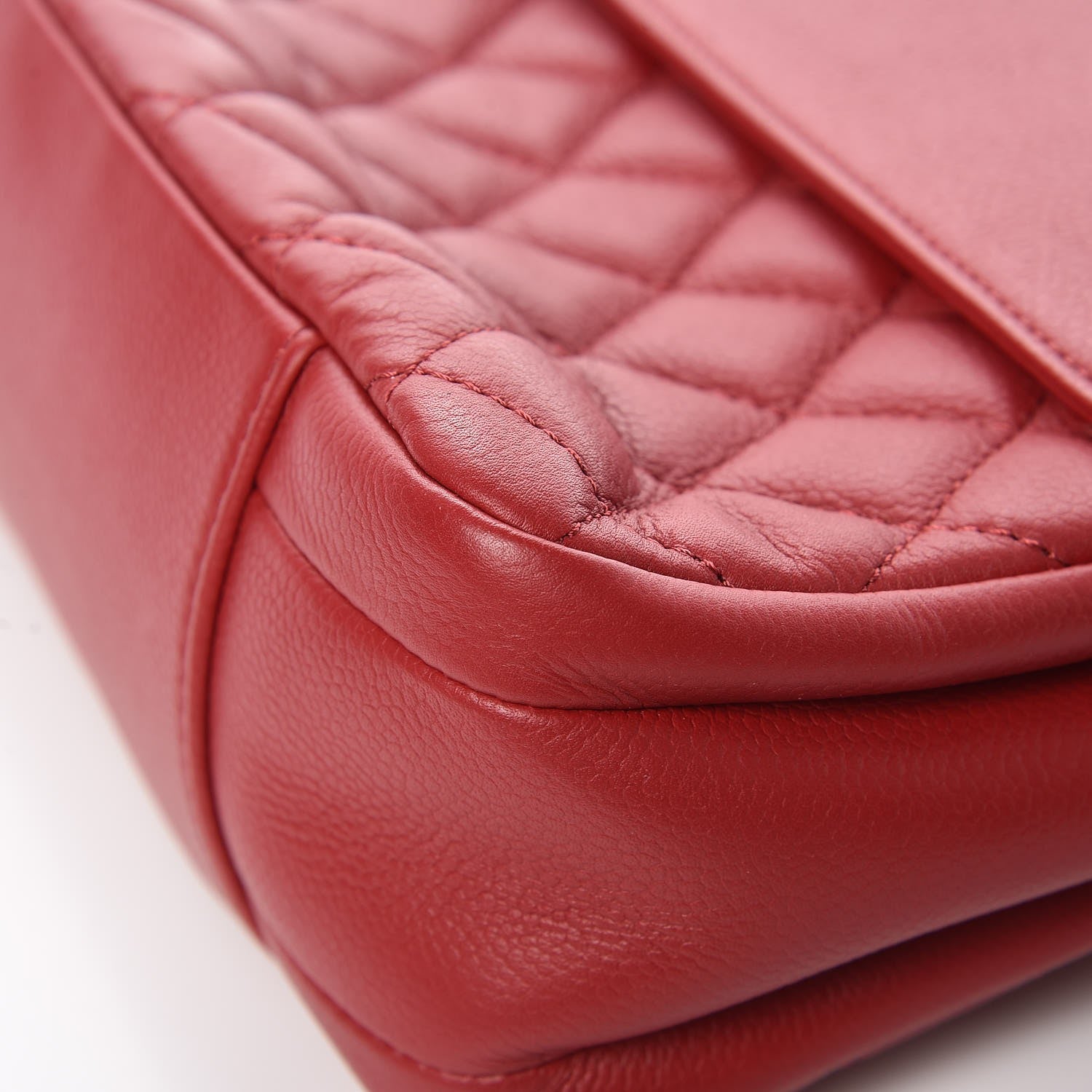Chanel Caviar Quilted All About Flap Bag Red 12 of 14
