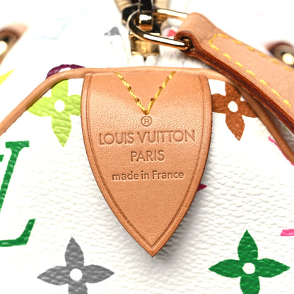 Louis Vuitton Monogram Multicolor Speedy 30 White 6 of 9