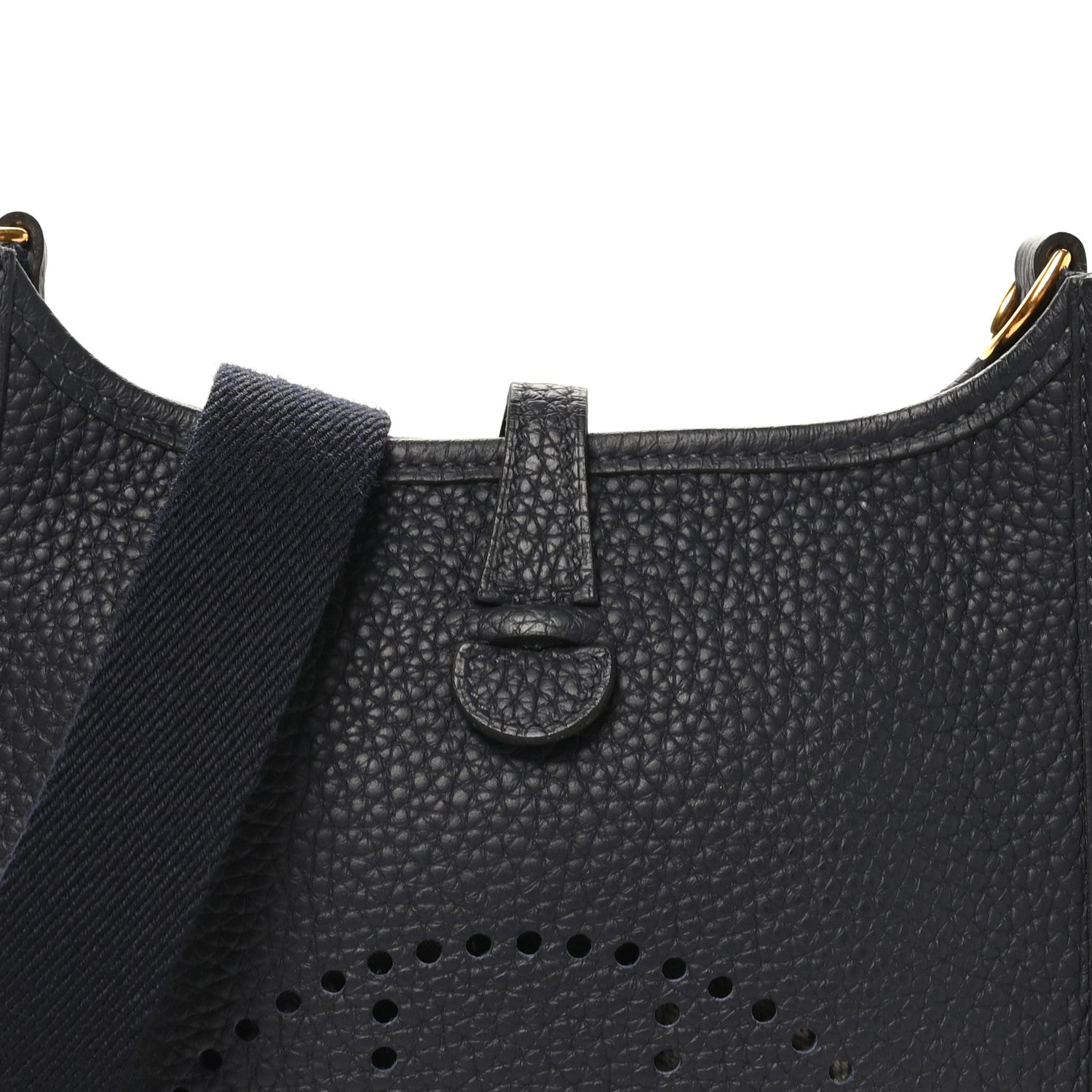 Hermes Taurillon Clemence Evelyne TPM Bleu Nuit Bleu Nuit 8 of 10