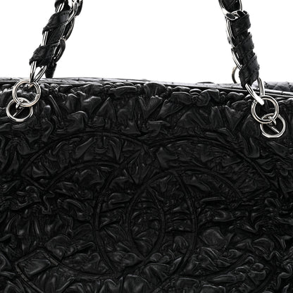 Chanel Lambskin Astrakhan Bowler Black 8 of 12