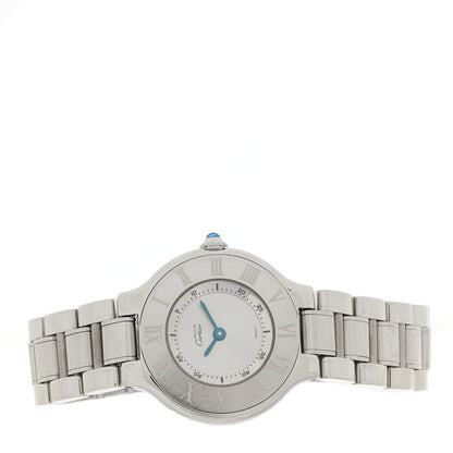 Cartier Stainless Steel 28mm Must De 21 Quartz Watch 2 of 4