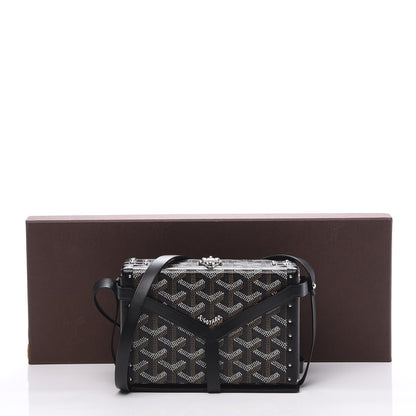 Goyard Goyardine Minaudiere Trunk Bag Black 10 of 10