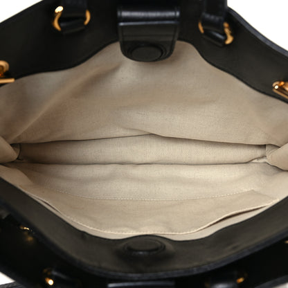 Gucci New Sakai Calfskin Lux Medium Horsebit 1955 Tote Bag Black 5 of 11