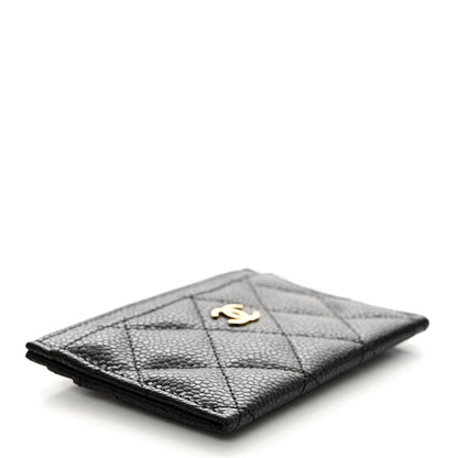 Chanel Caviar Quilted Card Holder Black 4 of 9