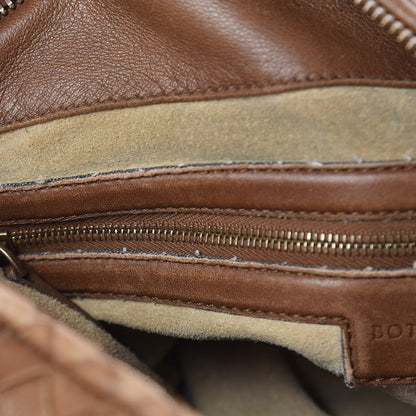 Bottega Veneta Nappa Intrecciato Pyramid Hobo Noce 8 of 11