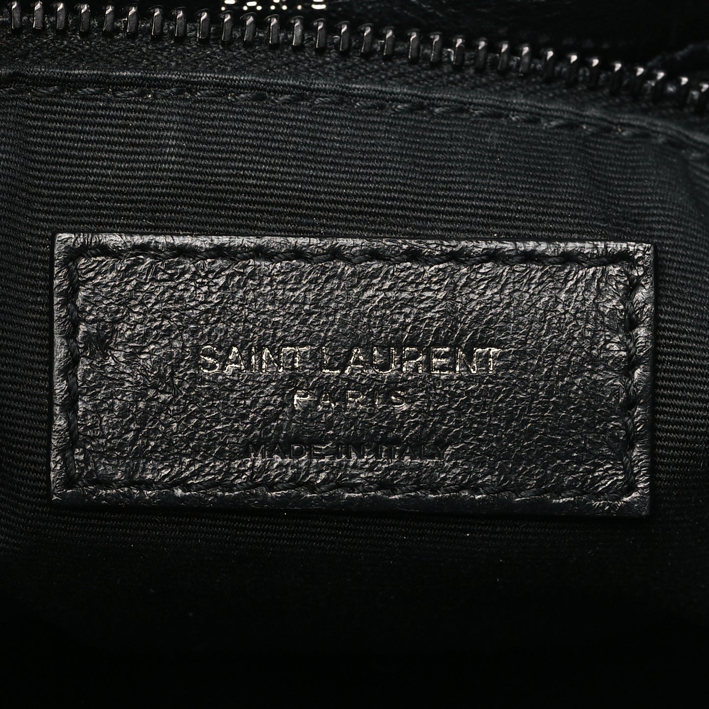 Crinkled Calfskin Matelasse Monogram Medium Niki Chain Satchel Black