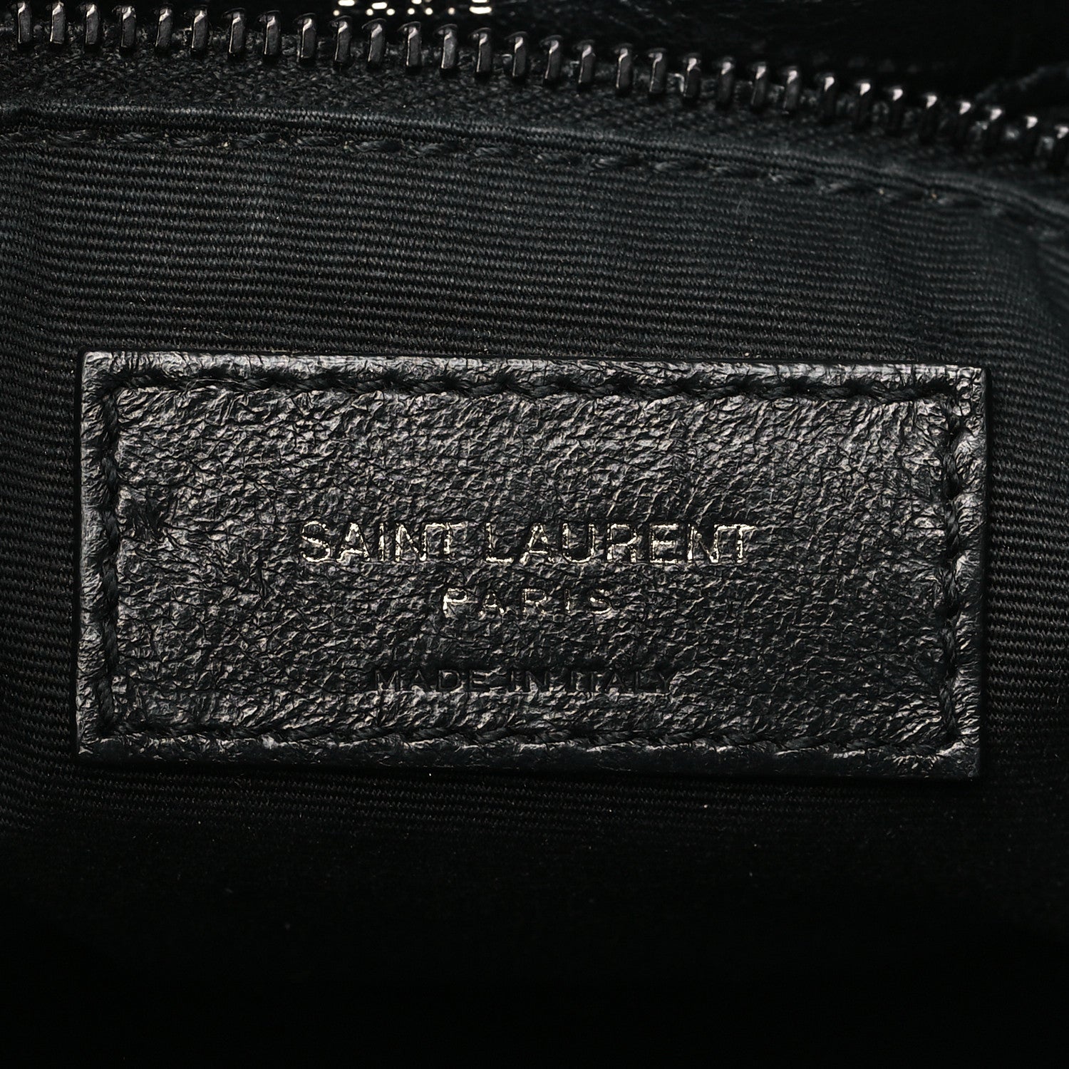 Saint Laurent Crinkled Calfskin Matelasse Monogram Medium Niki Chain Satchel Black 6 of 12