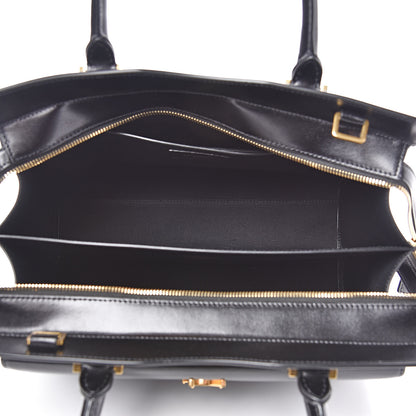 Saint Laurent Shiny Calfskin Medium Uptown Tote Black 5 of 10