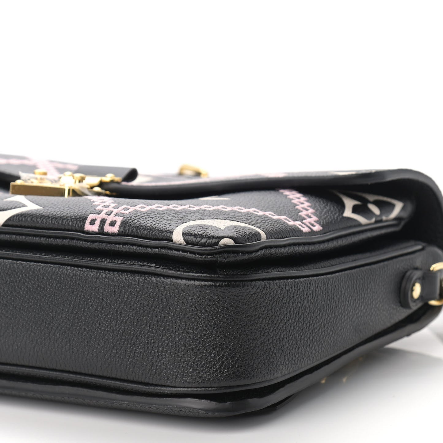 Empreinte Monogram Giant Broderies Pochette Metis Black