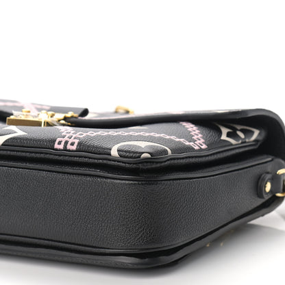 Louis Vuitton Empreinte Monogram Giant Broderies Pochette Metis Black 9 of 9