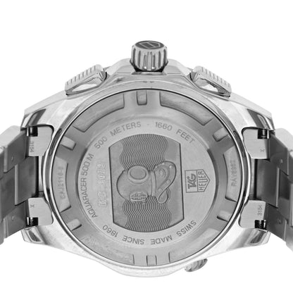 Tag Heuer Stainless Steel 44mm Aquaracer 300M Chronograph Automatic Watch Black CAJ2110 4 of 4