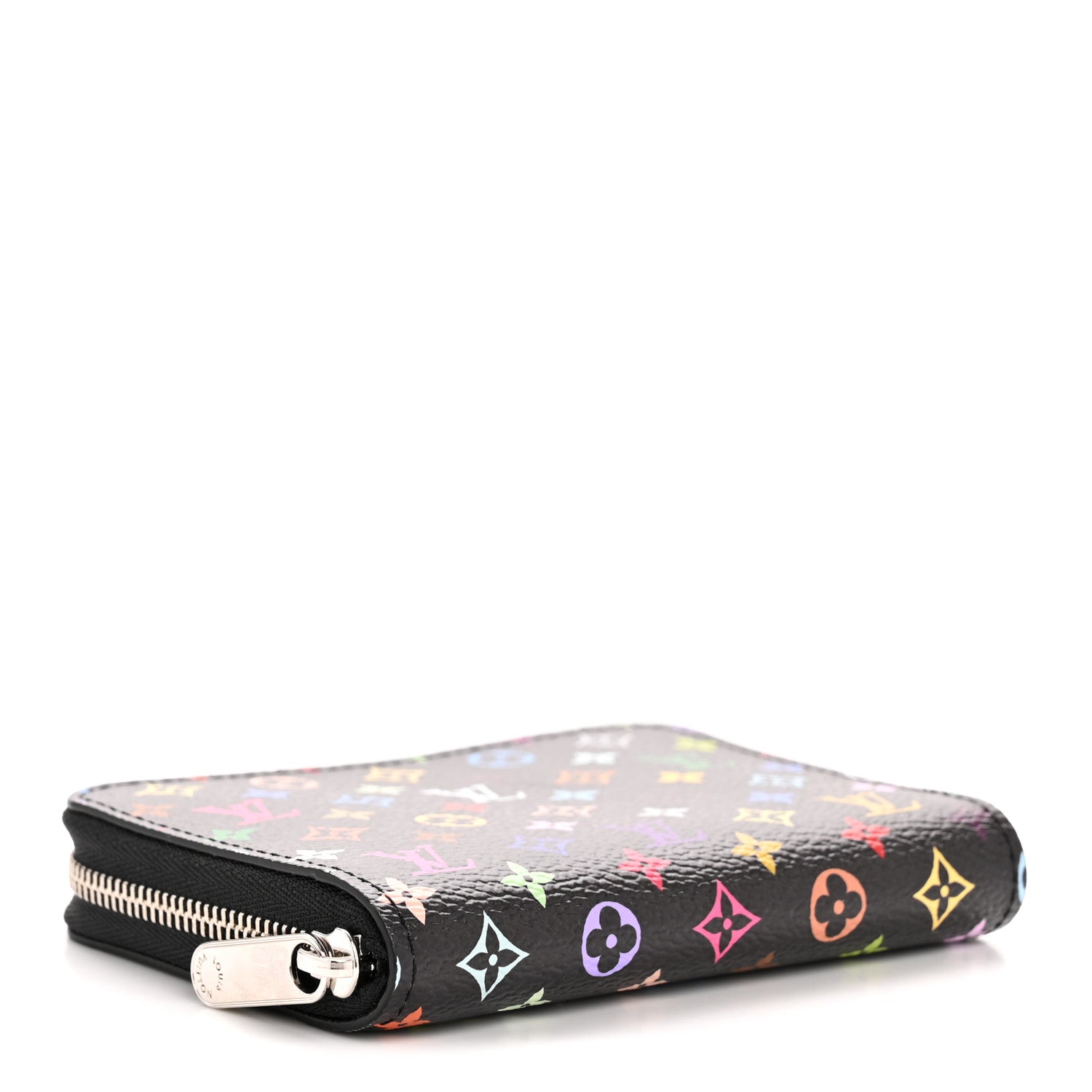 Louis Vuitton LV x TM Monogram Multicolor Zippy Coin Purse Black 4 of 8
